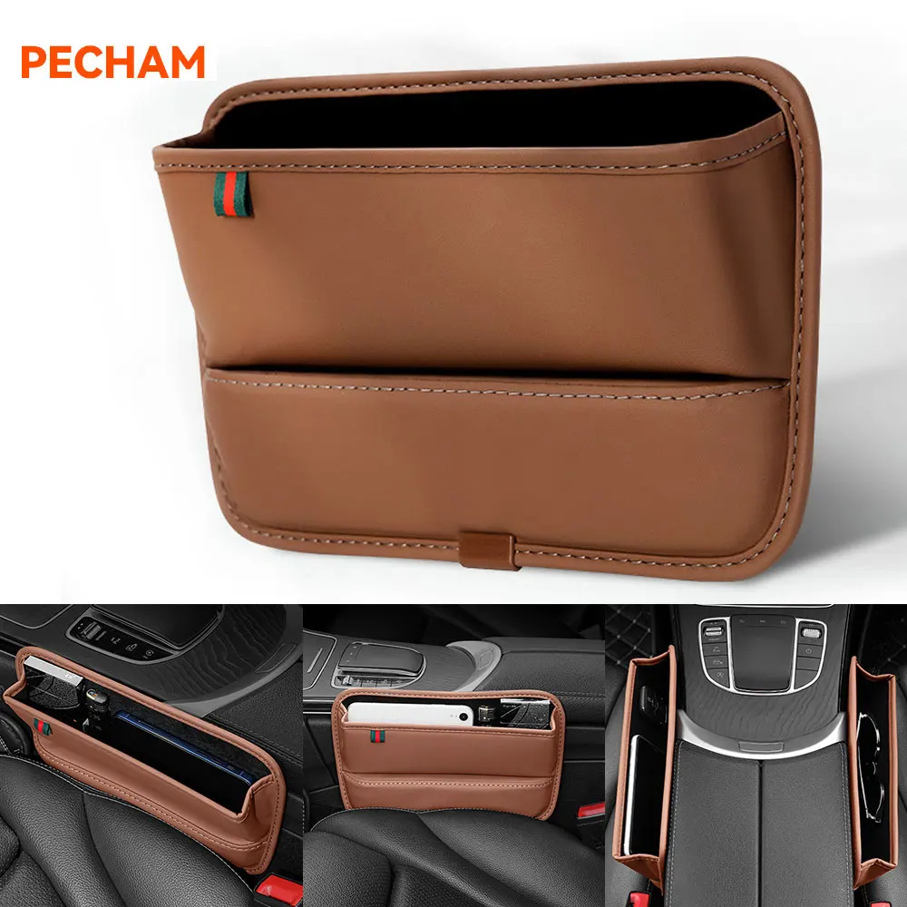 Car Seat Gap Storage Organizer Box Bag PU Leather Console Side Front Seat Gap Filler Cup Holder Automotive Interior Portable
Car Seat Gap Storage Organizer Box Bag PU Leather Console Side Front Seat Gap Filler Cup Holder Automotive Interior Portable
