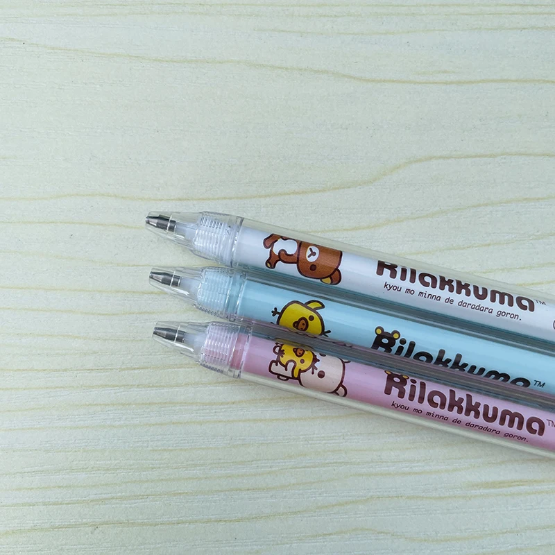 3Pcs AIHAO 97102 0.5mm Rilakkuma Automatic Pencil Kawaii Plastic Mechanical Pencils For Kids Gifts Student Supplies Stationery - купить по