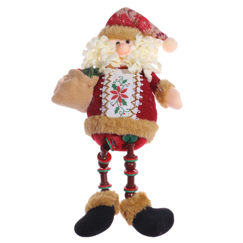 Christmas Decoration Desktop Ornaments Sitting Snowman Wooden Beads Long Legs Cloth Doll Doll Doll Santa Claus Doll Best Gift
Christmas Decoration Desktop Ornaments Sitting Snowman Wooden Beads Long Legs Cloth Doll Doll Doll Santa Claus Doll Best Gift