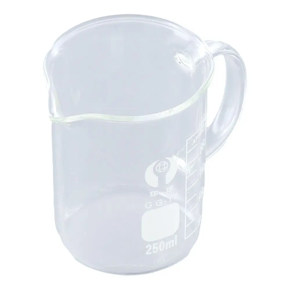 Glass Beaker with Handle Thermostability Pouring Spout 250ml Borosilicate Beaker Lab Beaker Lab Supplies
Glass Beaker with Handle Thermostability Pouring Spout 250ml Borosilicate Beaker Lab Beaker Lab Supplies