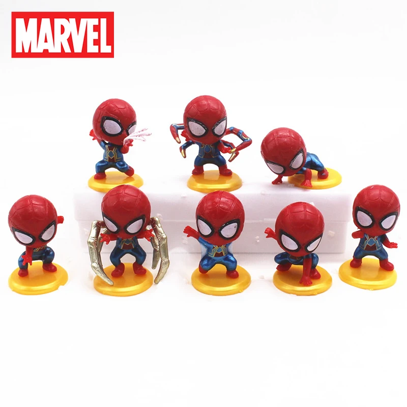 Disney Marvel Avengers Spider-Man 9pcs Action Figure Pose Anime Decoration Collection Doll Toy Model Children
Disney Marvel Avengers Spider-Man 9pcs Action Figure Pose Anime Decoration Collection Doll Toy Model Children