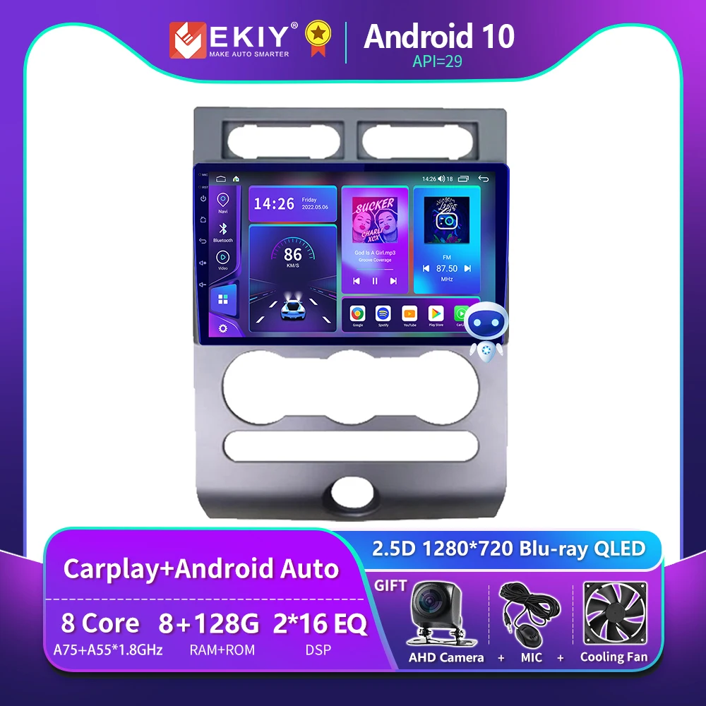 EKIY T900 Blu-ray QLED For Ford Expedition 2007 - 2017 Car Radio Android Auto Multimedia Video Player Navigation GPS BT No 2 DIN
EKIY T900 Blu-ray QLED For Ford Expedition 2007 - 2017 Car Radio Android Auto Multimedia Video Player Navigation GPS BT No 2 DIN