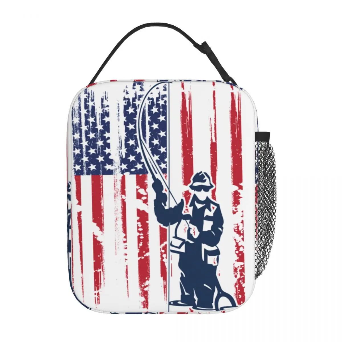 American Flag Fishing Theme USA Insulated Lunch Bags Storage Food Box Multifunction Thermal Cooler Bento Box School 
American Flag Fishing Theme USA Insulated Lunch Bags Storage Food Box Multifunction Thermal Cooler Bento Box School