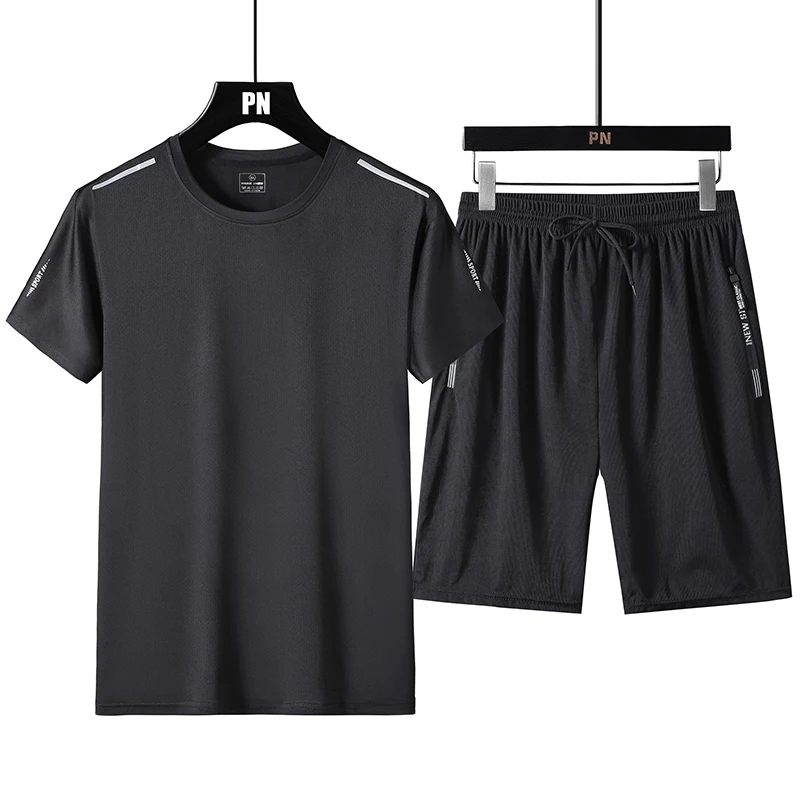 Men's T Shirt Shorts Running Set Male Summer Casual Sport Suits New Sports Gym Workout Set Streetwear Tops Breathable 5XL
Men's T Shirt Shorts Running Set Male Summer Casual Sport Suits New Sports Gym Workout Set Streetwear Tops Breathable 5XL