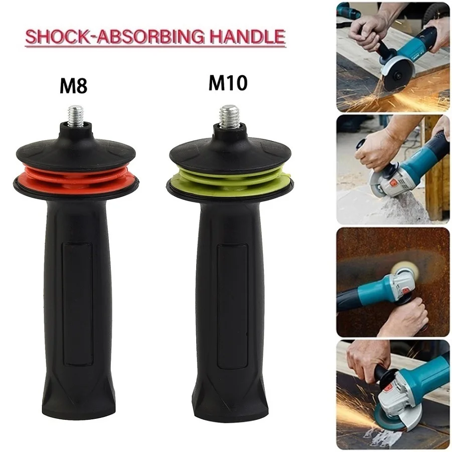 8mm 10mm Thread Auxiliary Side Handle For Angle Grinder Shock Vibration Absorbing Reducing Damping Grinding Machine Power Tools
8mm 10mm Thread Auxiliary Side Handle For Angle Grinder Shock Vibration Absorbing Reducing Damping Grinding Machine Power Tools