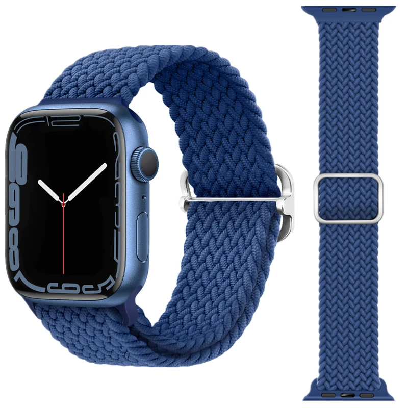 Adjustable Elastic Nylon Strap For Apple watch band 44mm 40mm 38mm 42mm Braided Solo Loop bracelet iWatch 3 4 5 se 6 7 45mm 41mm
Adjustable Elastic Nylon Strap For Apple watch band 44mm 40mm 38mm 42mm Braided Solo Loop bracelet iWatch 3 4 5 se 6 7 45mm 41mm