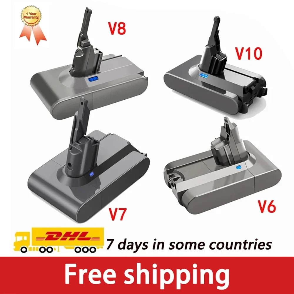 for Dyson 8000mAh V6 V7 V8 V10 Rechargeable Bateria SV10 SV11 SV12 SV09 Vacuum Cleaner Battery DC58 Battery for Sony Battery Cel
for Dyson 8000mAh V6 V7 V8 V10 Rechargeable Bateria SV10 SV11 SV12 SV09 Vacuum Cleaner Battery DC58 Battery for Sony Battery Cel