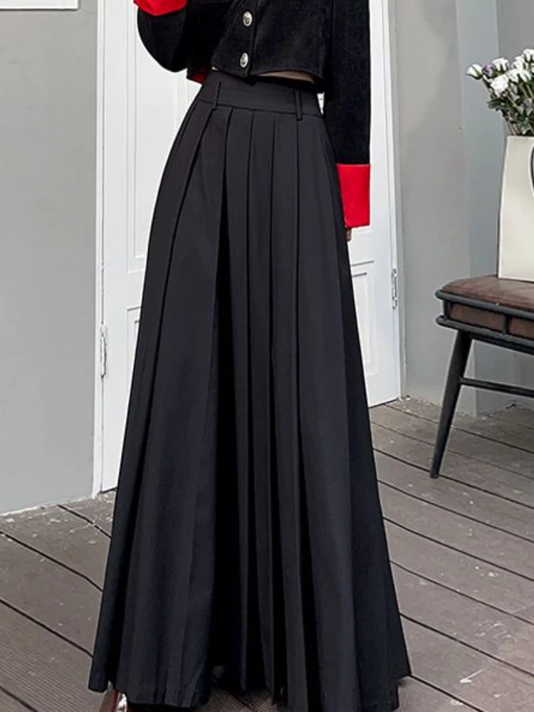 Skirts Women Spring Pleated Floor Length Solid Simple Classic Graceful Popular Newly Young Stylish Cool Korean Style Hot Sale
Skirts Women Spring Pleated Floor Length Solid Simple Classic Graceful Popular Newly Young Stylish Cool Korean Style Hot Sale