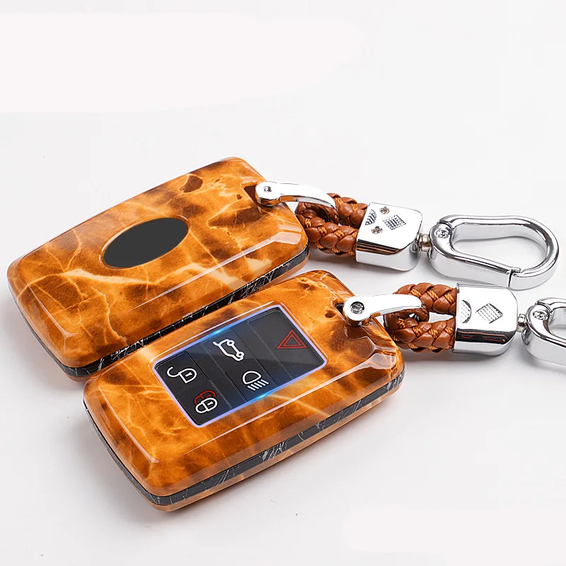 NEW ABS Car Key Fob Case Cover Shell For Land Rover Range Evoque Velar Jaguar XE XJ XJL XF C-X16 V Keychain Accessories
NEW ABS Car Key Fob Case Cover Shell For Land Rover Range Evoque Velar Jaguar XE XJ XJL XF C-X16 V Keychain Accessories