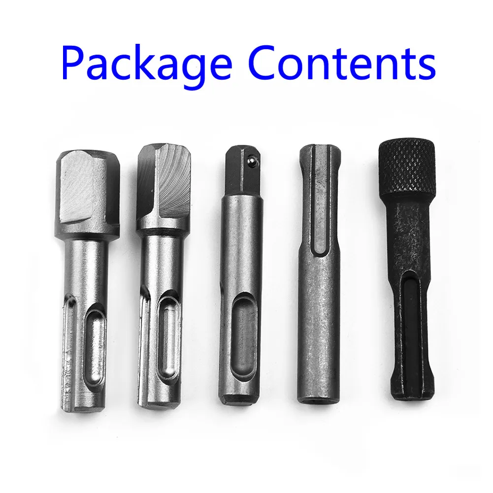 5Pcs 1/4" 3/8" 1/2" SDS Screwdriver Bit Plus Socket Driver Drill Bit 1/4'' Hex Shank Chuck Adaptor 65/75mm Drill Chucks
5Pcs 1/4" 3/8" 1/2" SDS Screwdriver Bit Plus Socket Driver Drill Bit 1/4'' Hex Shank Chuck Adaptor 65/75mm Drill Chucks