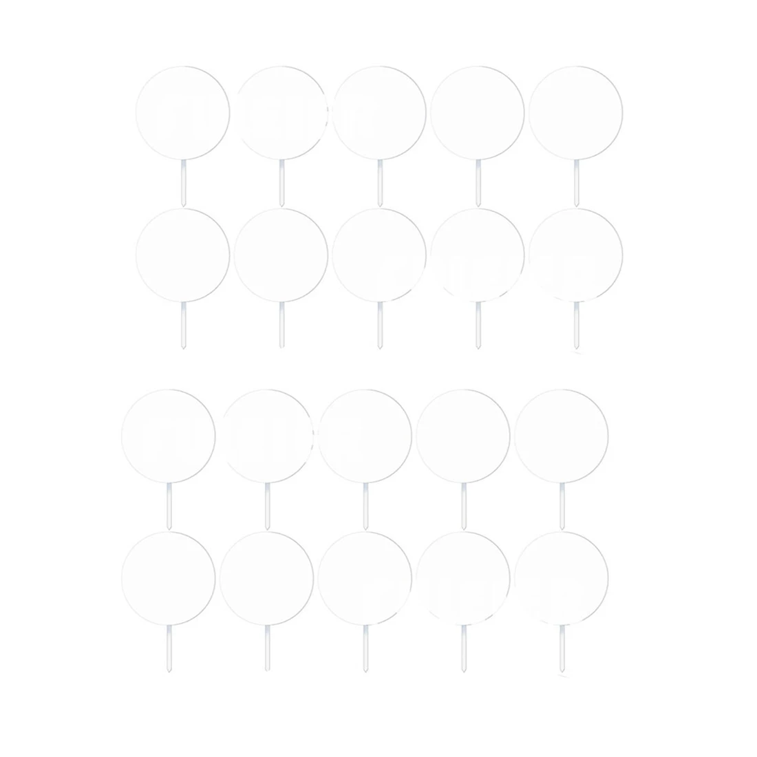 20Pcs Round Acrylic Cake Toppers Clear Blank Circle DIY Cake Topper for Wedding Birthday Party Cake Decorations Tools 
20Pcs Round Acrylic Cake Toppers Clear Blank Circle DIY Cake Topper for Wedding Birthday Party Cake Decorations Tools