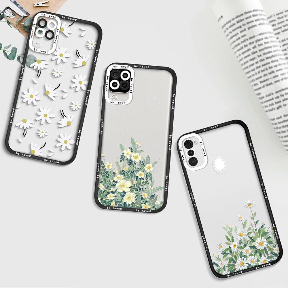 Fashion Daisy Clear Phone Case for Samsung A11 A12 A71 A21S A32 4G A52 A52S A53 5G A72 S22 Plus S22Ultra Shockproof Back Cover
Fashion Daisy Clear Phone Case for Samsung A11 A12 A71 A21S A32 4G A52 A52S A53 5G A72 S22 Plus S22Ultra Shockproof Back Cover