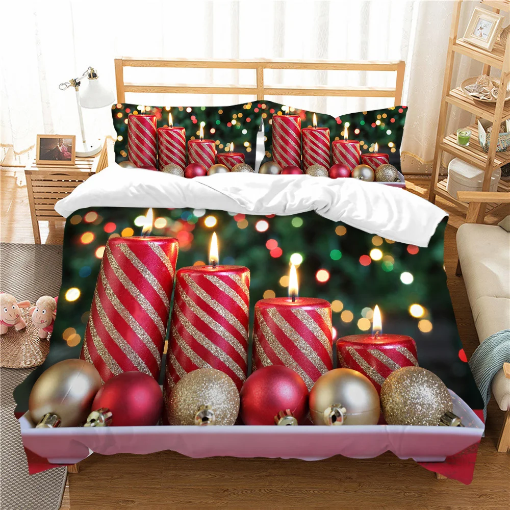 Bedding Covers Christmas Bedroom Decor Teens Kids Home Textiles Polyester Comforter Cover Suits King Queen Size Bed Set
Bedding Covers Christmas Bedroom Decor Teens Kids Home Textiles Polyester Comforter Cover Suits King Queen Size Bed Set
