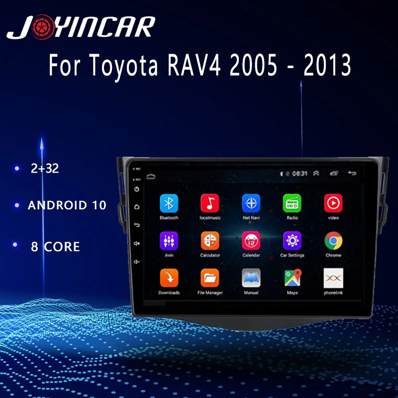 4G Android 10 Car Radio For Toyota RAV4 Rav 4 2005-2013 Multimedia Video Player 2 din Navigation GPS Stereo RDS DVD Head unit
4G Android 10 Car Radio For Toyota RAV4 Rav 4 2005-2013 Multimedia Video Player 2 din Navigation GPS Stereo RDS DVD Head unit