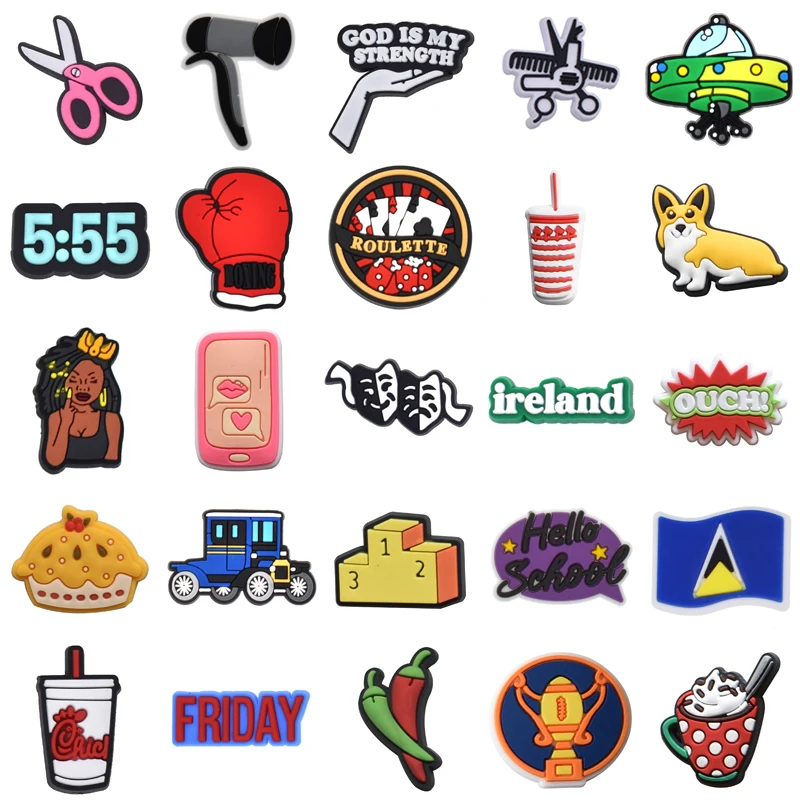 Women Charm Shoes Accessories Decorations for Crocs Wholesale Bulk Men Shoe Charms Gifts Para Pins Girl Set Jeans Boy Packs Kids
Women Charm Shoes Accessories Decorations for Crocs Wholesale Bulk Men Shoe Charms Gifts Para Pins Girl Set Jeans Boy Packs Kids