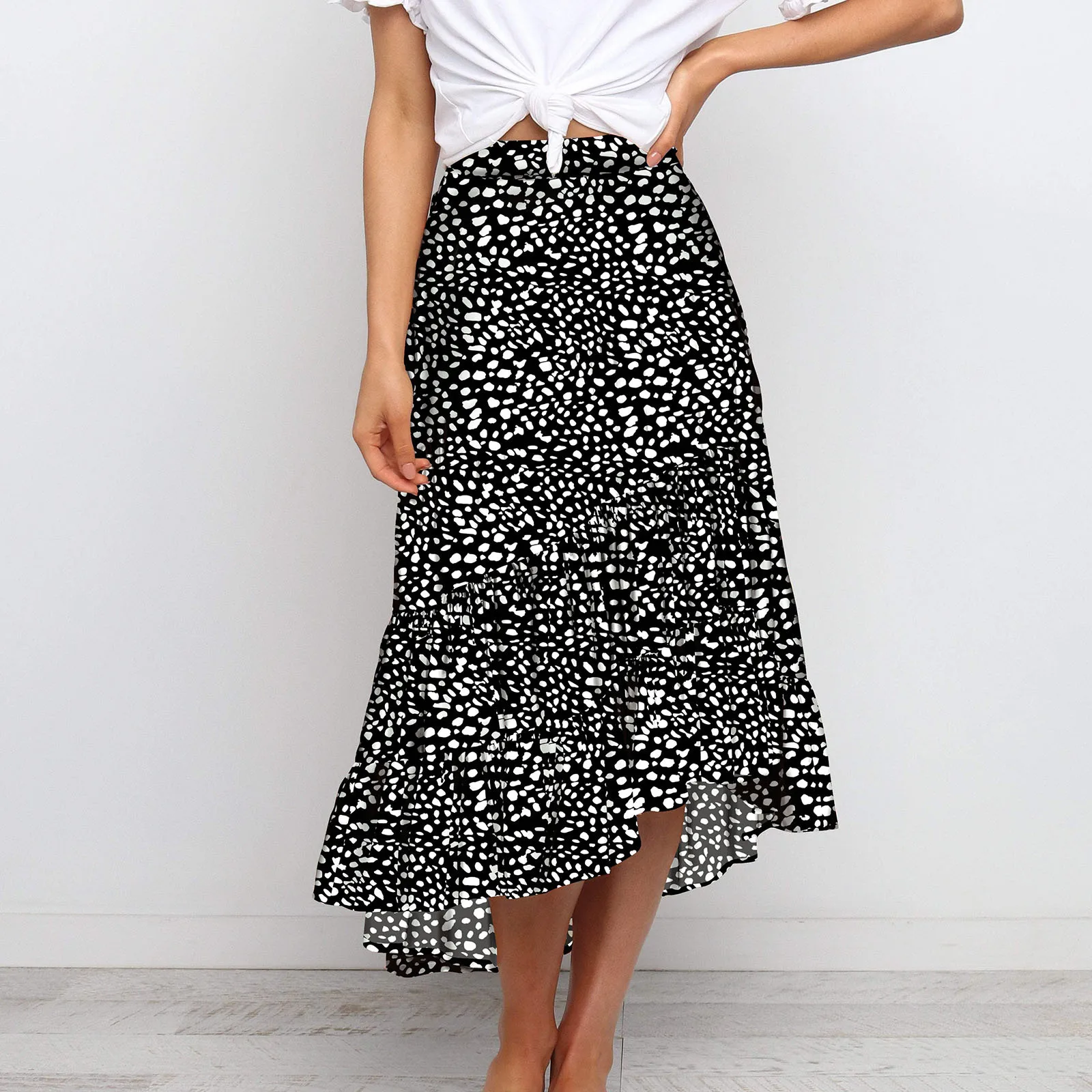 Ballet Skirts Print Ruffle Waist Print Leopard Women High Fashion Chiffon Casual Skirt Mid-length Skirt Satin Skirt Long
Ballet Skirts Print Ruffle Waist Print Leopard Women High Fashion Chiffon Casual Skirt Mid-length Skirt Satin Skirt Long