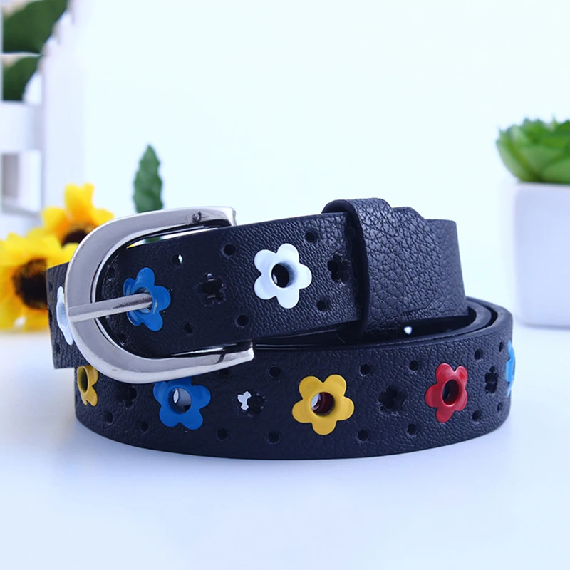 Child Hollow Flower Waistband Kids Faux Leather Silver Buckle Belt Colorful Floral Apparel Hollow Belts For Jeans Clothes Decor
Child Hollow Flower Waistband Kids Faux Leather Silver Buckle Belt Colorful Floral Apparel Hollow Belts For Jeans Clothes Decor
