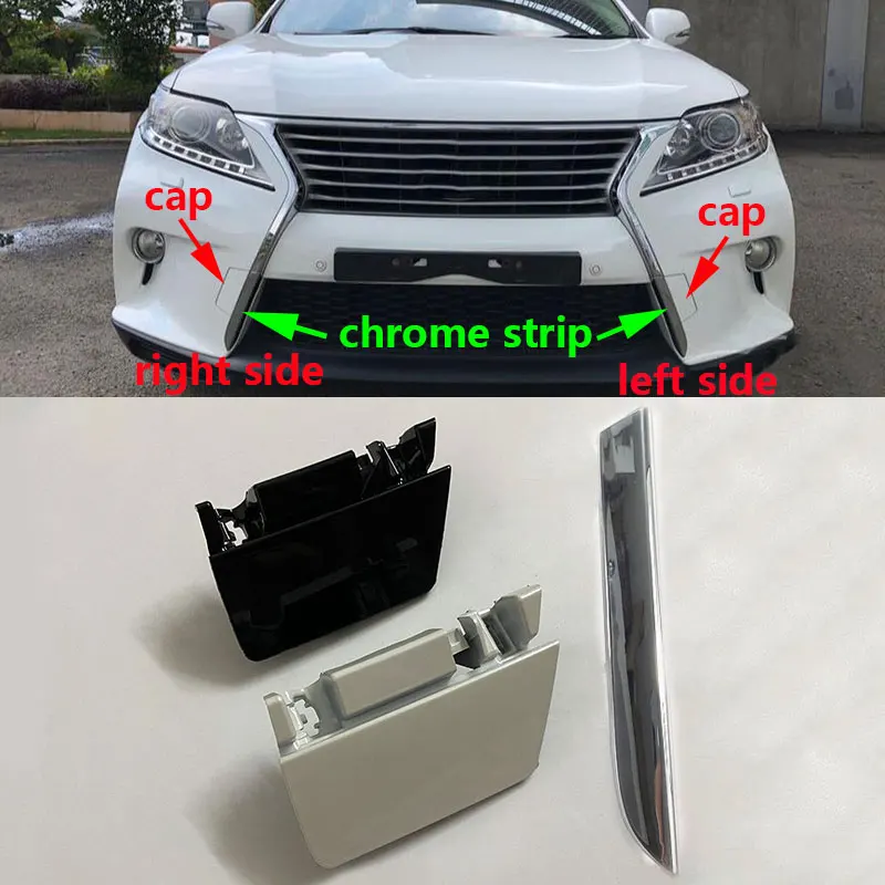 Для Lexus RX270 RX350 RX450H 2013 2014 2015 автомобильный передний бампер буксировочный крюк прицеп накладка на глаза Крышка хромированная полоса Tirm
Для Lexus RX270 RX350 RX450H 2013 2014 2015 автомобильный передний бампер буксировочный крюк прицеп накладка на глаза Крышка хромированная полоса Tirm