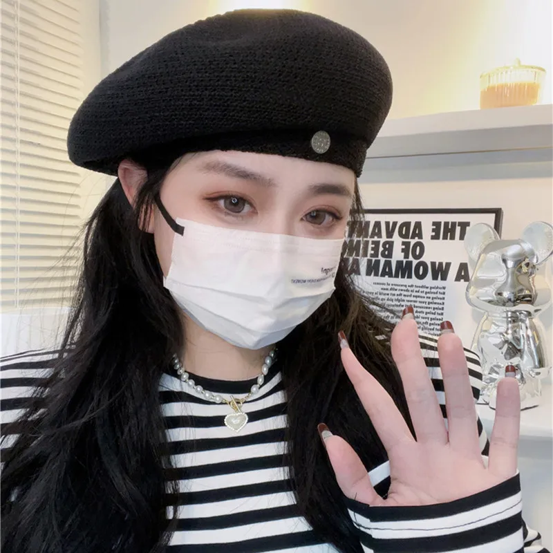 Ins Fashion Women Mesh Hollow Summer Beret Cap Thin Breathable Spring Solid Color Painter Hat
Ins Fashion Women Mesh Hollow Summer Beret Cap Thin Breathable Spring Solid Color Painter Hat