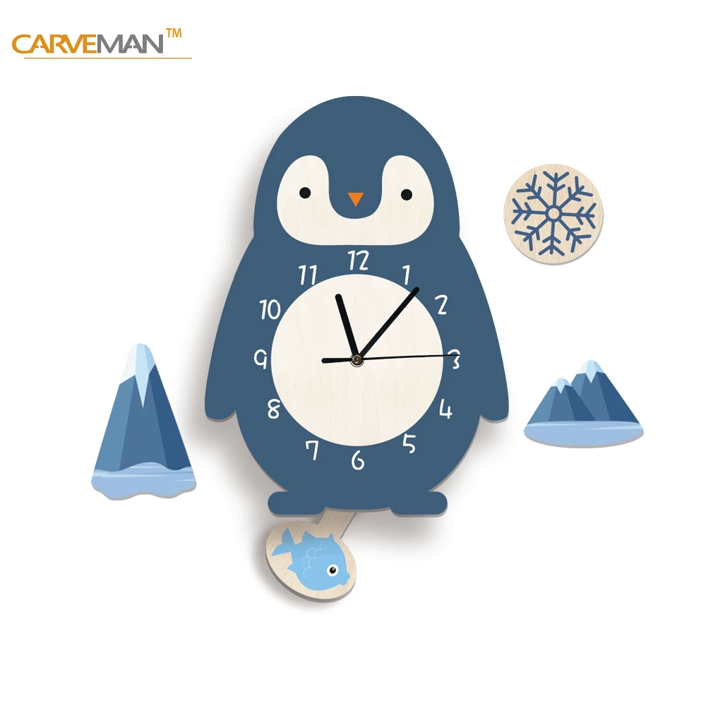 Home Appliance Funlife Taobao Cartoon Penguin Clock Children Room Silent Decoration Wall Pendulum UWC018
Home Appliance Funlife Taobao Cartoon Penguin Clock Children Room Silent Decoration Wall Pendulum UWC018