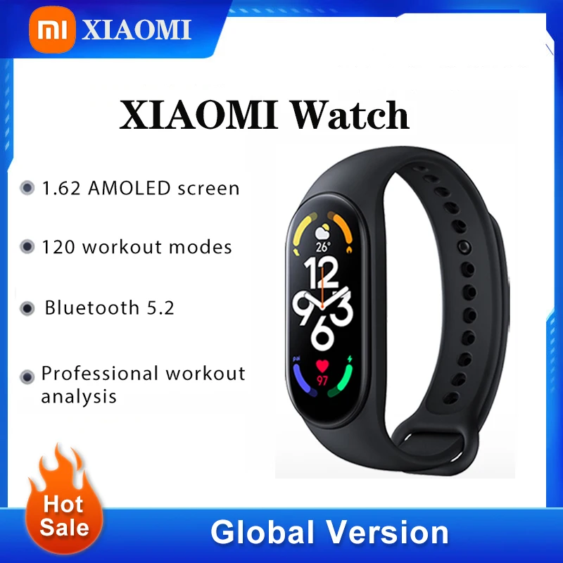 Global Version Xiaomi Mi Band 7 Smart Bracelet Band 1.62 Inch AMOLED Bluetooth 120 Workout Modes Professional Workout Analysis
Global Version Xiaomi Mi Band 7 Smart Bracelet Band 1.62 Inch AMOLED Bluetooth 120 Workout Modes Professional Workout Analysis