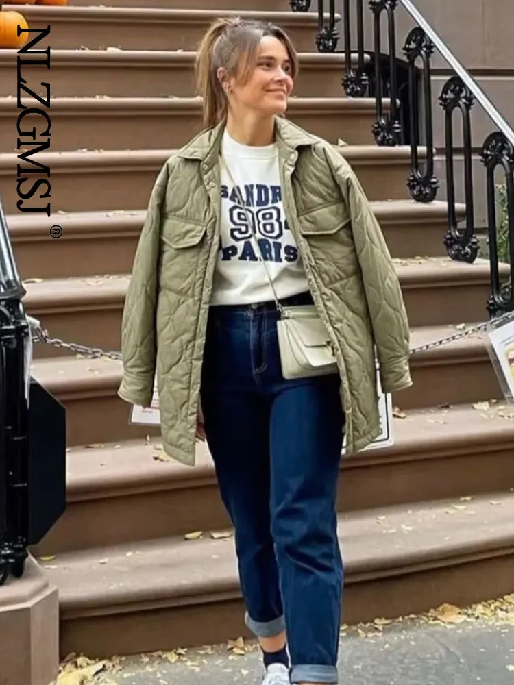 Nlzgmsj Women Shirt Jackets Khaki Coat Winter Warm Outwear Solid Long Sleeve Top Button Jackets Loose Casual Woman Jacket
Nlzgmsj Women Shirt Jackets Khaki Coat Winter Warm Outwear Solid Long Sleeve Top Button Jackets Loose Casual Woman Jacket