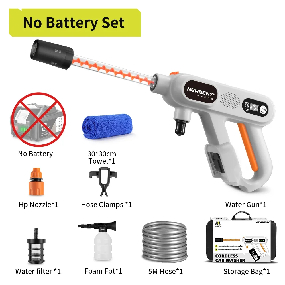 NEWBENY бесщеточная автомойка 220 бар 5 в 1 для Makita 18 В
NEWBENY бесщеточная автомойка 220 бар 5 в 1 для Makita 18 В