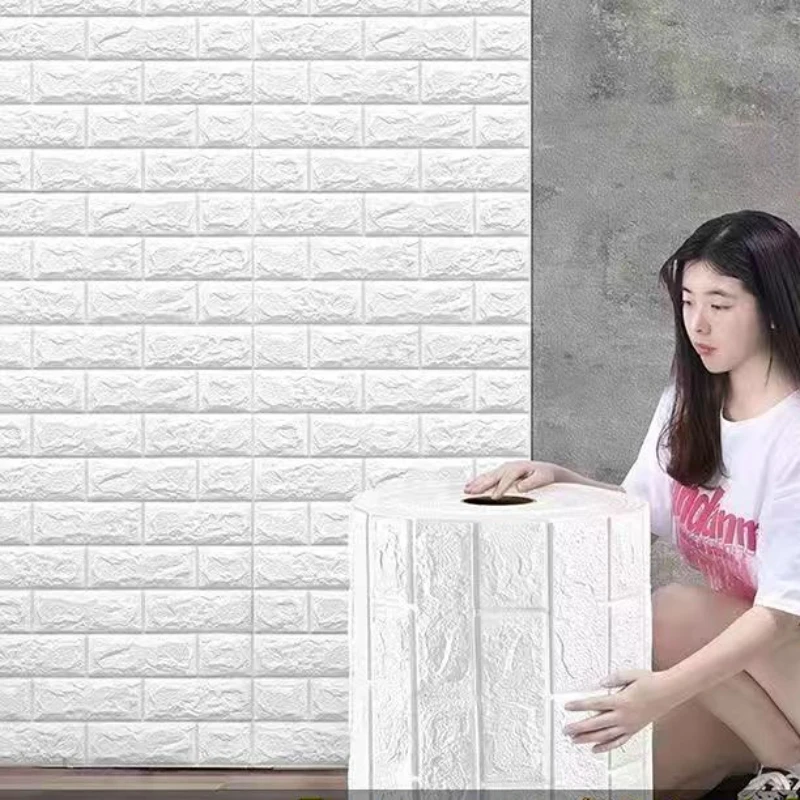 3D панельные обои в рулоне, самоклеящиеся водонепроницаемые настенные Стикеры из пены, плитка «сделай сам» для спальни, гостиной, фонового декора телевизора
3D панельные обои в рулоне, самоклеящиеся водонепроницаемые настенные Стикеры из пены, плитка «сделай сам» для спальни, гостиной, фонового декора телевизора