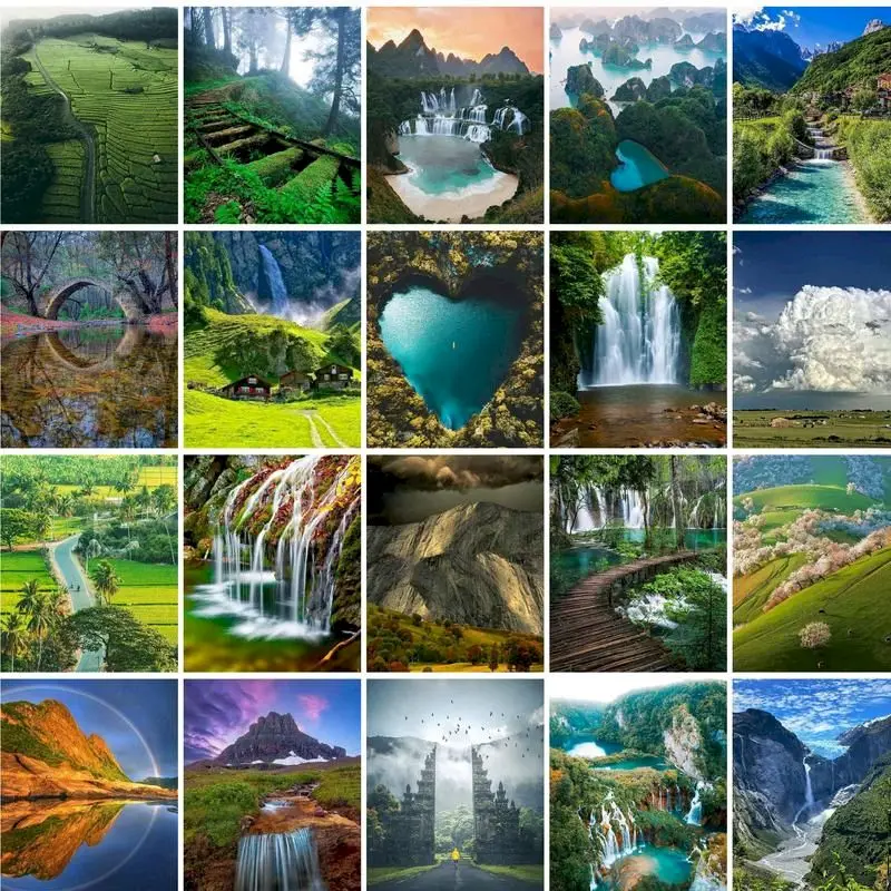 GATYZTORY Painting By Numbers Landscape Mountain Drawing On Canvas HandPainted Gift Picture By Number Scenery Kits Home Decor
GATYZTORY Painting By Numbers Landscape Mountain Drawing On Canvas HandPainted Gift Picture By Number Scenery Kits Home Decor