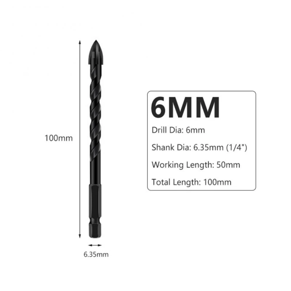 3-12mm Drill Bit Kit Glass Ceramic Concrete Hole Opener Efficient Drilling Cemented Carbide Drilling Power Tools
3-12mm Drill Bit Kit Glass Ceramic Concrete Hole Opener Efficient Drilling Cemented Carbide Drilling Power Tools