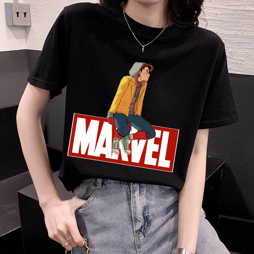 T-Shirt Marvel Letter Men Women Tshirts Cartoons Spiderman Anime Harajuku Kawaii Casual Clothes T Shirts Couples Tees Shirt Tops
T-Shirt Marvel Letter Men Women Tshirts Cartoons Spiderman Anime Harajuku Kawaii Casual Clothes T Shirts Couples Tees Shirt Tops