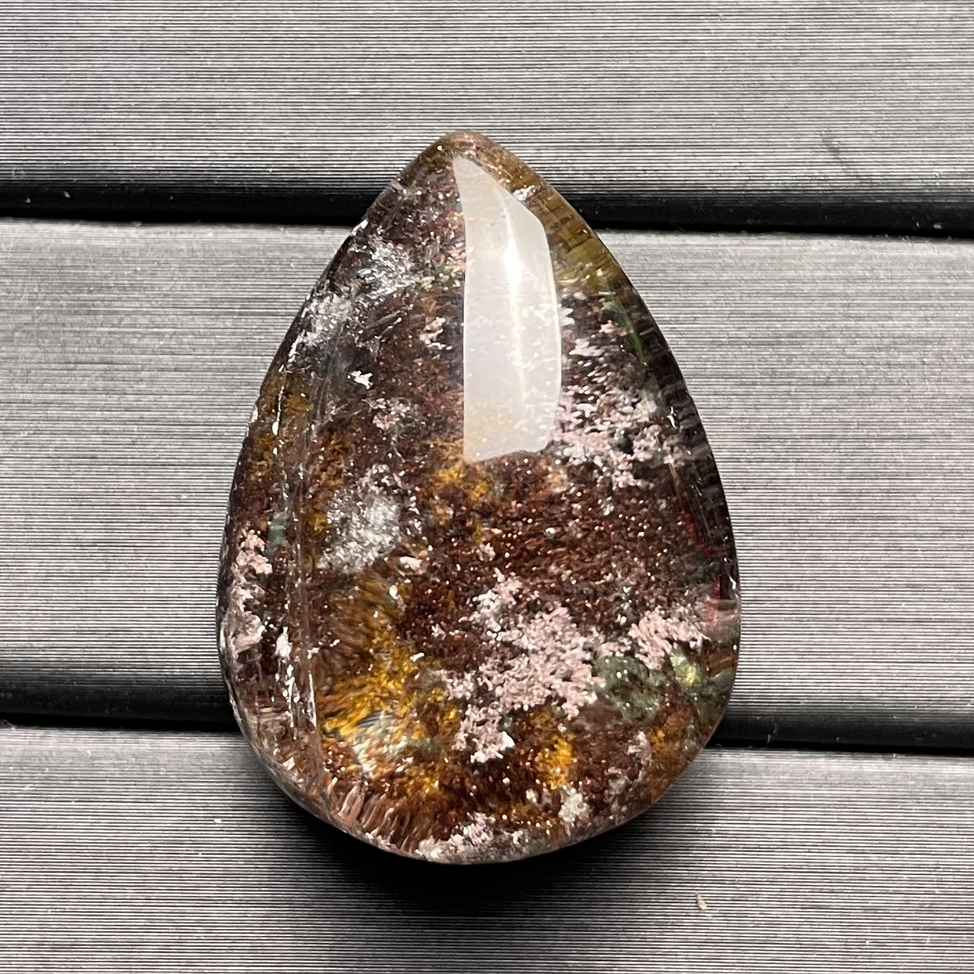 Natural Crystal Pendant Green Phantom Jewelry Rock Decoration Rough Polished Quartz Stone Healing
Natural Crystal Pendant Green Phantom Jewelry Rock Decoration Rough Polished Quartz Stone Healing