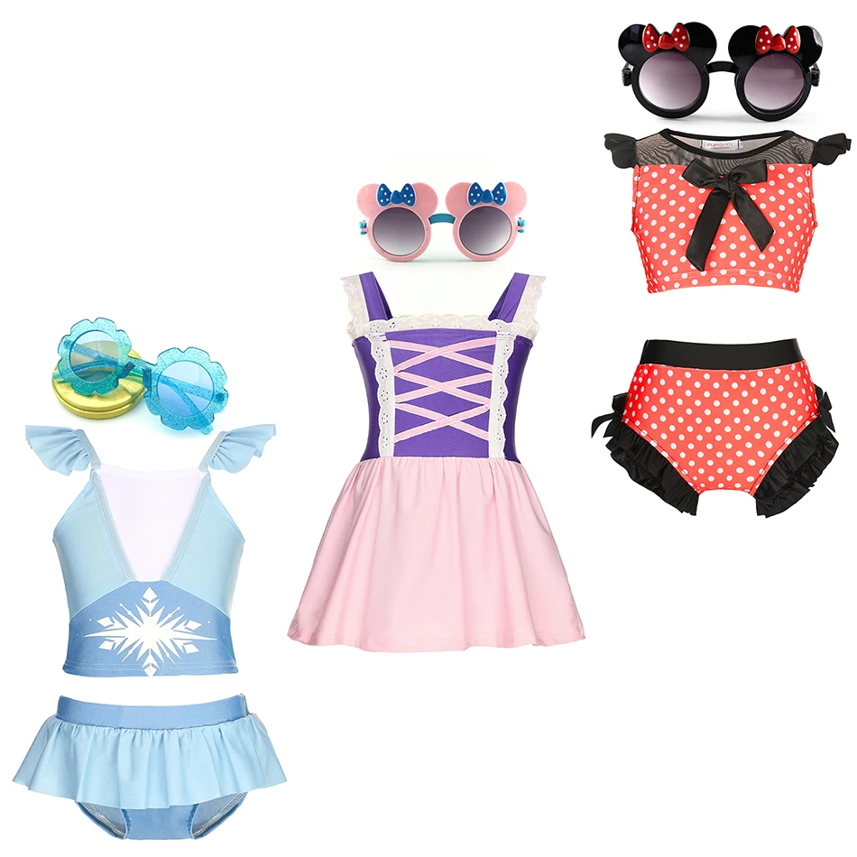 Frozen Anna Elsa Princess Swimwear Kids Pool Party Beachwear Minnie Mouse Snow White Jasmine Swimsuits Girls Swimming Clothing
Frozen Anna Elsa Princess Swimwear Kids Pool Party Beachwear Minnie Mouse Snow White Jasmine Swimsuits Girls Swimming Clothing