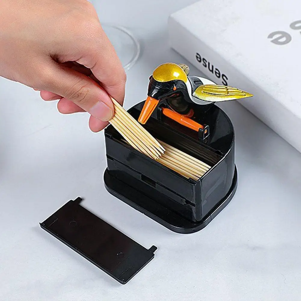 Cute Little Bird Toothpick Container Automatic Toothpick Home Decor Table Decoration Access Table Dispenser Holder Toothpic L4f8
Cute Little Bird Toothpick Container Automatic Toothpick Home Decor Table Decoration Access Table Dispenser Holder Toothpic L4f8