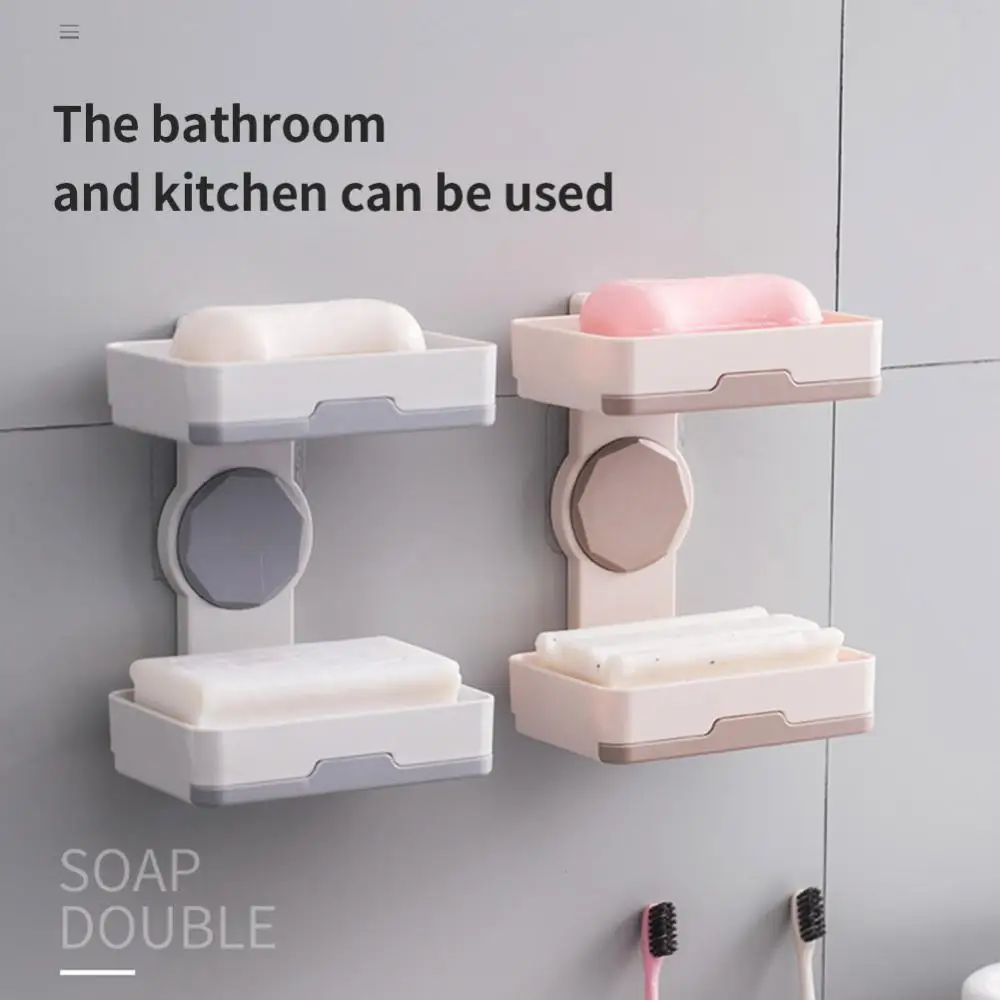 Rotating Soap Box For Bathroom Shower Toilet Laundry Soap Storage Box Two-way Wall-mounted Soap Rack In Bathroom Drain Soap Box
Rotating Soap Box For Bathroom Shower Toilet Laundry Soap Storage Box Two-way Wall-mounted Soap Rack In Bathroom Drain Soap Box