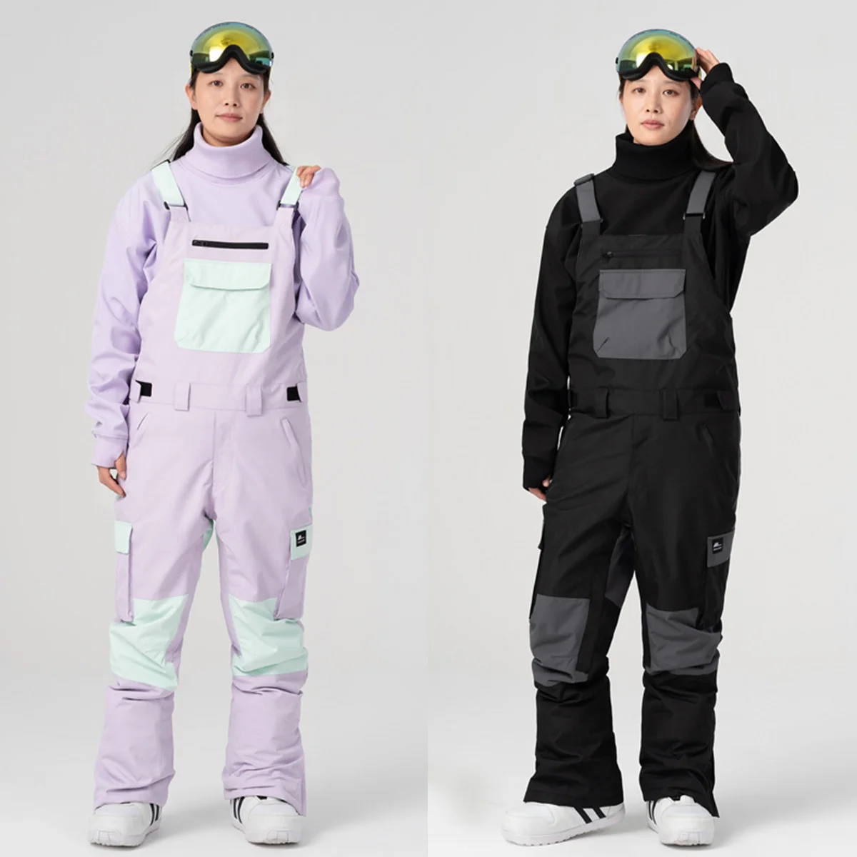New Macaron Color Snowboarding Ski Trousers Windproof Waterproof One-piece Patchwork Skiing Men Women Outdoor Sports Bib Pants 
New Macaron Color Snowboarding Ski Trousers Windproof Waterproof One-piece Patchwork Skiing Men Women Outdoor Sports Bib Pants