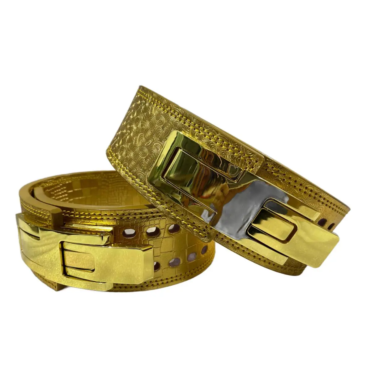 Gold Color Fitness Belt Squat Training Hard Pull Cowhide Powerlifting Belt Lever Buckle Weightlifting Strength Waist Protector 
Gold Color Fitness Belt Squat Training Hard Pull Cowhide Powerlifting Belt Lever Buckle Weightlifting Strength Waist Protector