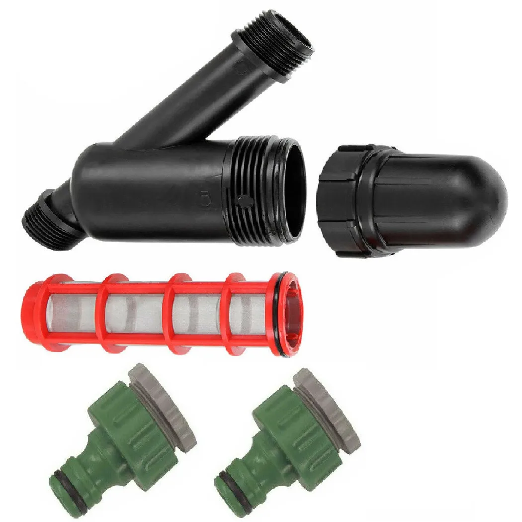 Garden Irrigation Filter 100-mesh Black For Outdoor Yard Hose Drip Irrigation DN20 Water Filter Screen Filter
Garden Irrigation Filter 100-mesh Black For Outdoor Yard Hose Drip Irrigation DN20 Water Filter Screen Filter