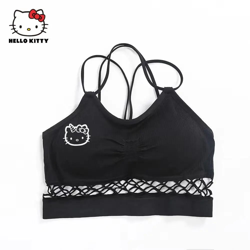 Модное нижнее белье Hello Kitty, женский жилет с милым рисунком, женский спортивный базовый мягкий короткий подарок для студентов
Модное нижнее белье Hello Kitty, женский жилет с милым рисунком, женский спортивный базовый мягкий короткий подарок для студентов