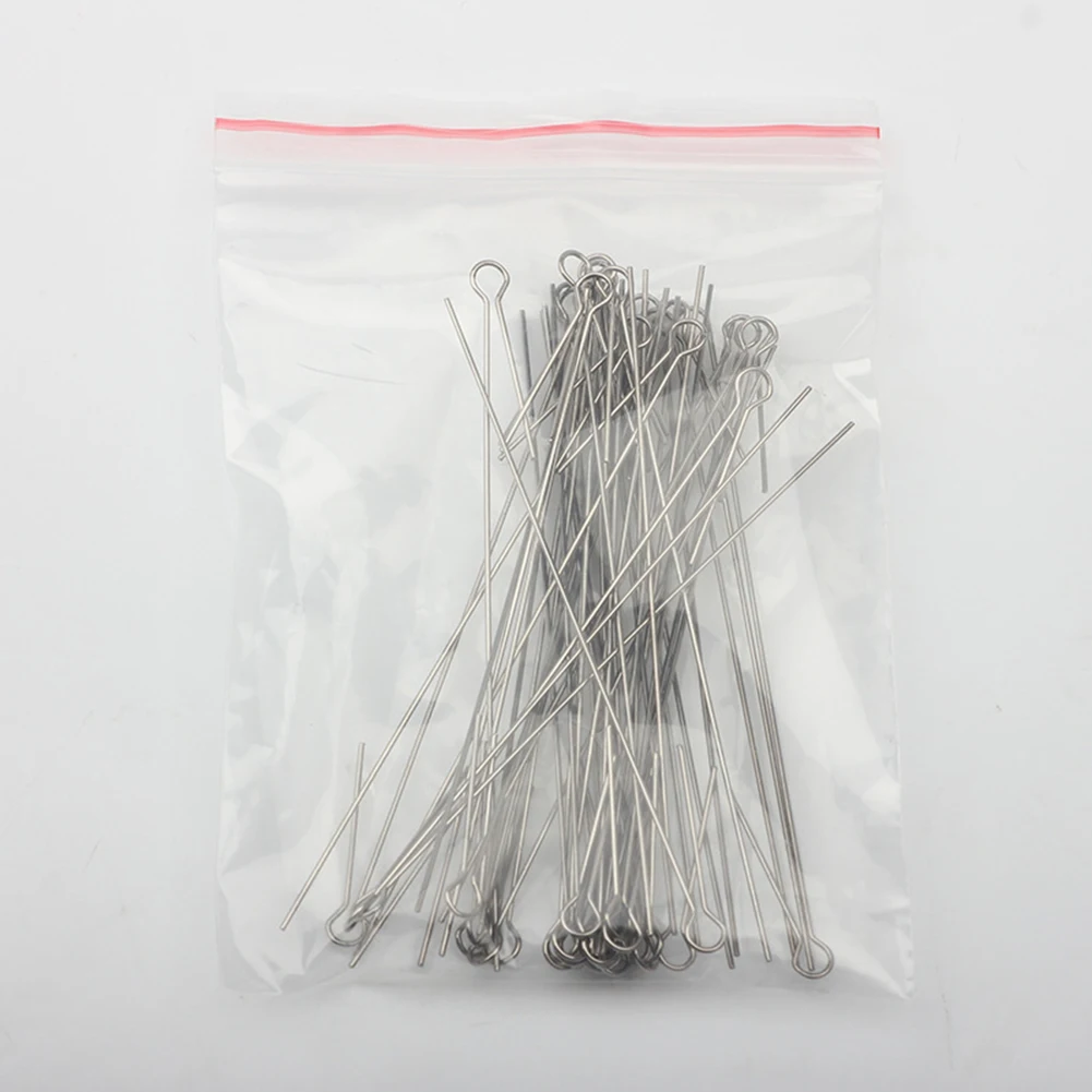 50pcs 75mm Fishing Terminal Tackle DIY Stainless Steel Wire Fishing Snap Link Swivels Connector Pesca Iscas Tools Accessories
50pcs 75mm Fishing Terminal Tackle DIY Stainless Steel Wire Fishing Snap Link Swivels Connector Pesca Iscas Tools Accessories