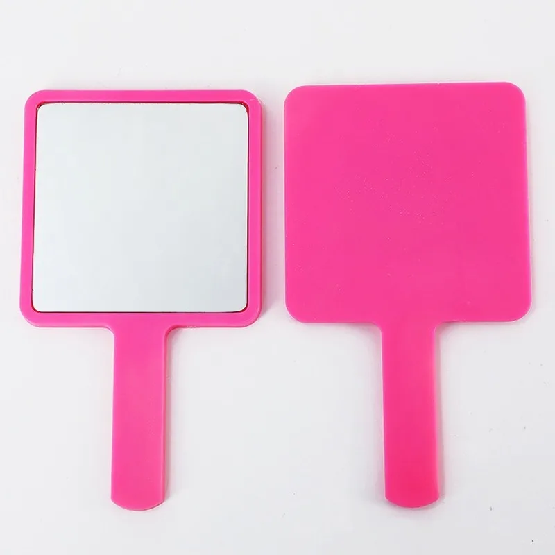 

Handle Mirror Small Hand-held Makeup Mirror with One-sided Grooming Beauty Mirror