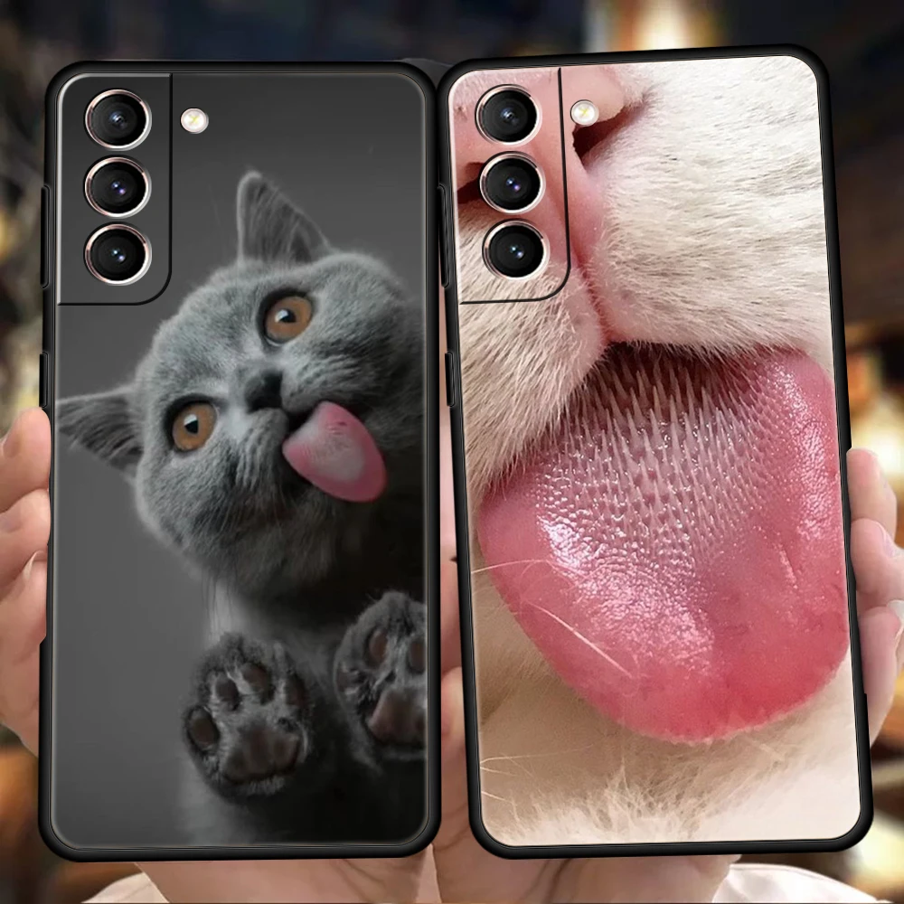 Cute Cat Case for Samsung Galaxy S22 S20 S21 FE Ultra S10 S9 M22 M32 Note 20 Ultra 10 Plus 5G Silicone Phone Cover Fundas Coque
Cute Cat Case for Samsung Galaxy S22 S20 S21 FE Ultra S10 S9 M22 M32 Note 20 Ultra 10 Plus 5G Silicone Phone Cover Fundas Coque