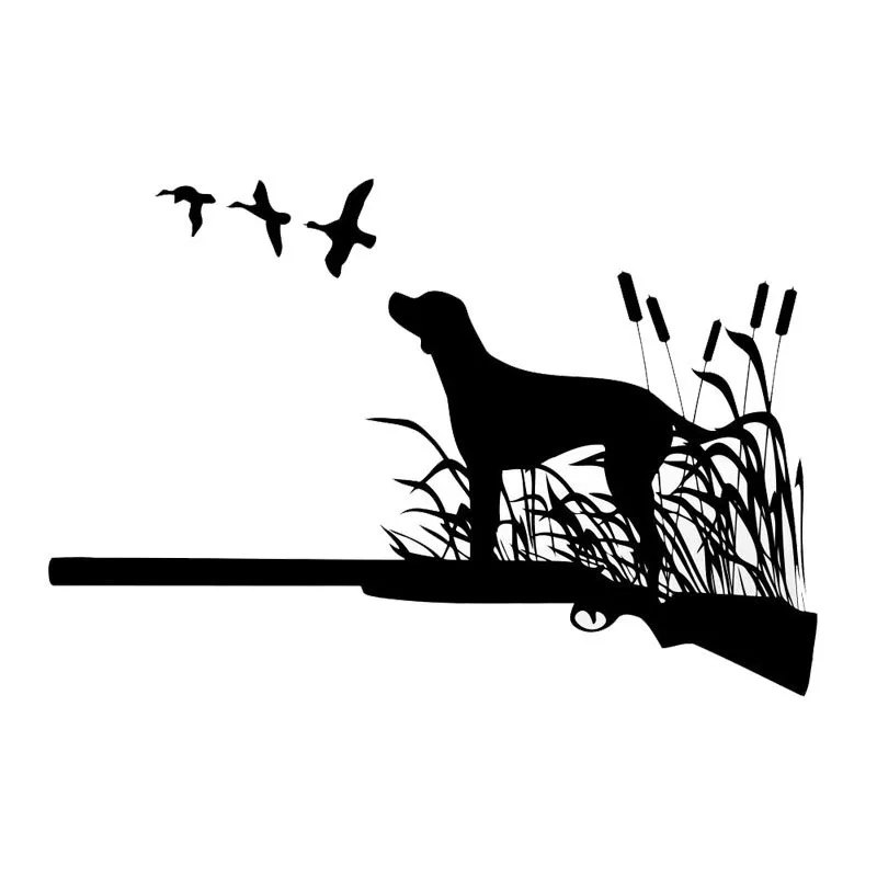 Black/Silver Hunting Dog Car Stickers Waterproof Vinyl Decal Car Styling Bumper Accessories 16*10.8CM
Black/Silver Hunting Dog Car Stickers Waterproof Vinyl Decal Car Styling Bumper Accessories 16*10.8CM
