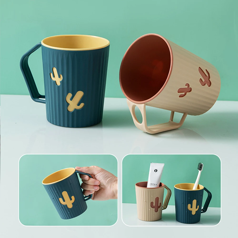 Stylish Toothbrush Holder Anti-impact Cactus Design Mouthwash Cup 45 Degree Angle Place Mouthwash Cup
Stylish Toothbrush Holder Anti-impact Cactus Design Mouthwash Cup 45 Degree Angle Place Mouthwash Cup