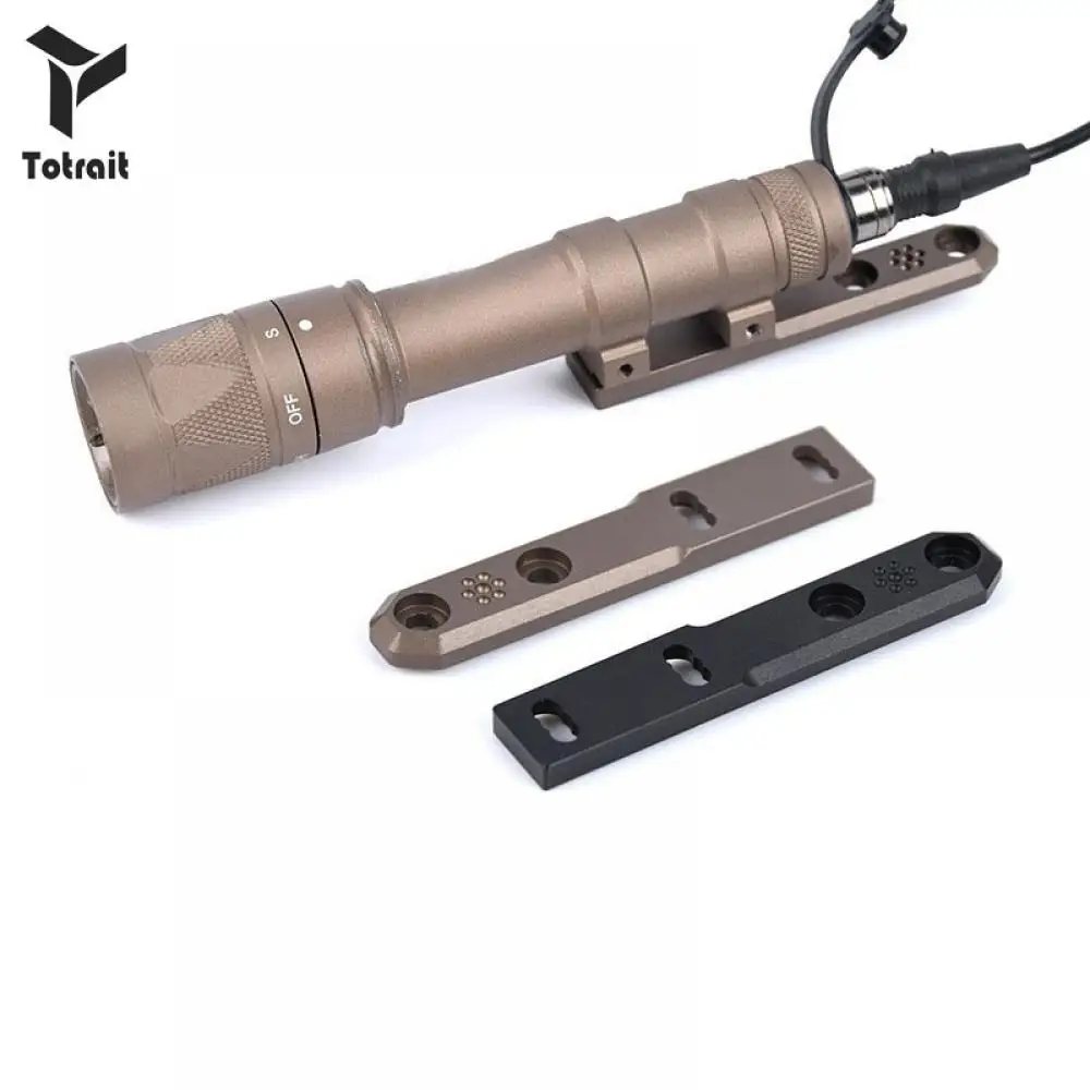Tactical New TOtrait Mount For M300 M600 Flashlight Rails Panel Mount Mlok Keymod 20mm Picatinny Rails
Tactical New TOtrait Mount For M300 M600 Flashlight Rails Panel Mount Mlok Keymod 20mm Picatinny Rails
