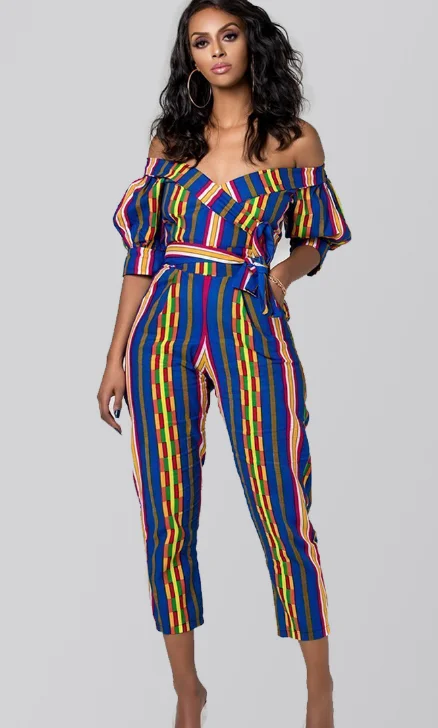 2019 new summer elegent fashion style african women printing plus size long jumpsuit
2019 new summer elegent fashion style african women printing plus size long jumpsuit