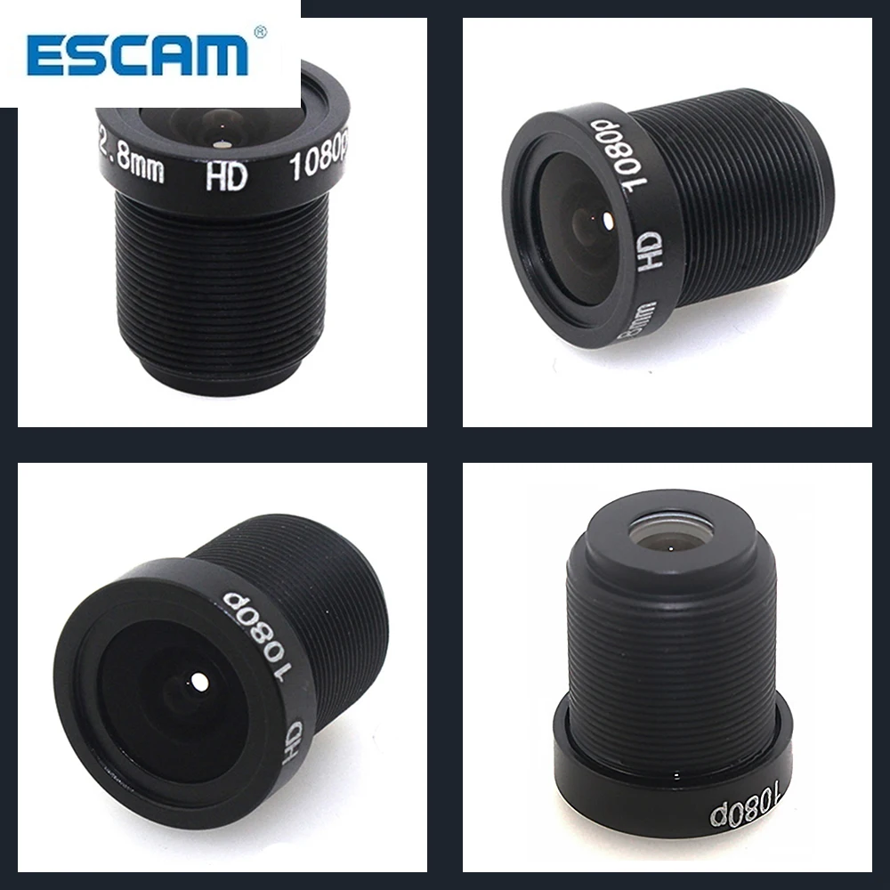 ESCAM 1080P 2.8/3.6/6mm CCTV LENS Security Camera Lens M12 2MP Aperture F1.8, 1/2.5" Image Format Surveillance Camera Lens HD
ESCAM 1080P 2.8/3.6/6mm CCTV LENS Security Camera Lens M12 2MP Aperture F1.8, 1/2.5" Image Format Surveillance Camera Lens HD