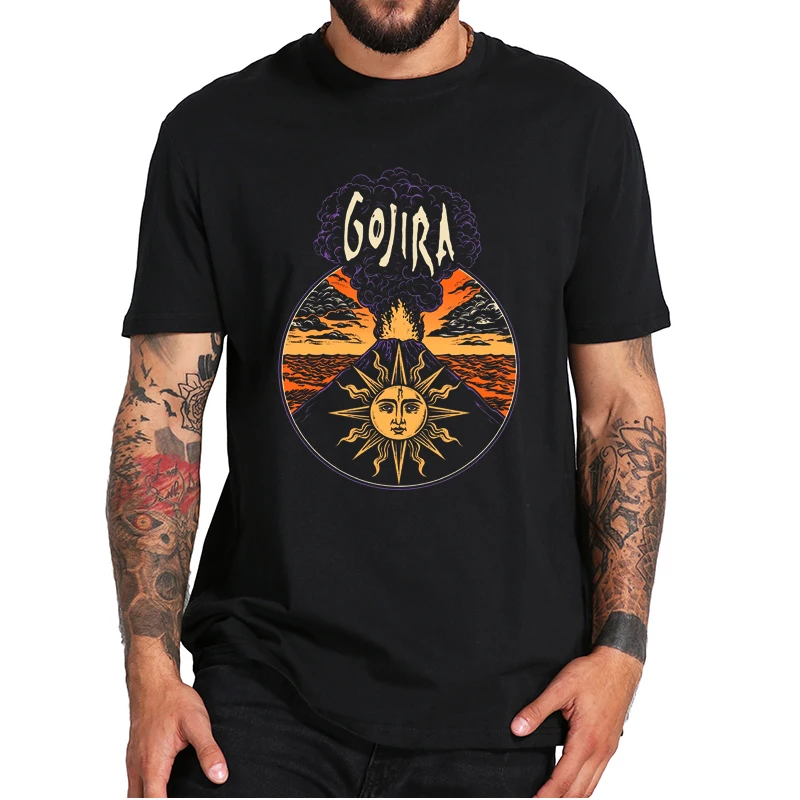 Gojira Band T Shirt Magma Classic Album Death Metal Rock Essential Casual Tee Tops EU Size 100% Cotton EU Size Homme Camiseta
Gojira Band T Shirt Magma Classic Album Death Metal Rock Essential Casual Tee Tops EU Size 100% Cotton EU Size Homme Camiseta