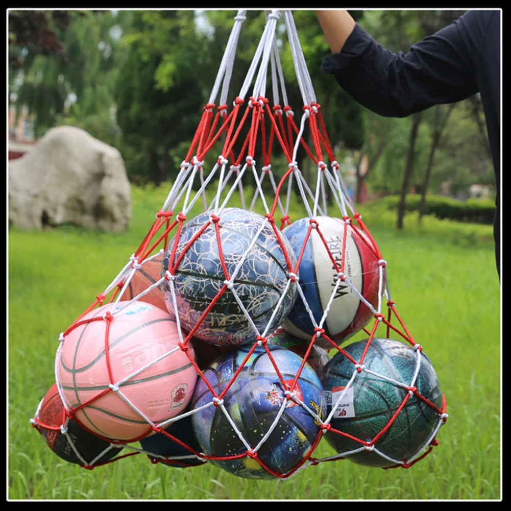 Basketball Net Pocket Volleyball Soccer Net Pocket 10-20 Balls Bold Portable Sports Equipment Basketball Volleyball Ball Net Bag
Basketball Net Pocket Volleyball Soccer Net Pocket 10-20 Balls Bold Portable Sports Equipment Basketball Volleyball Ball Net Bag