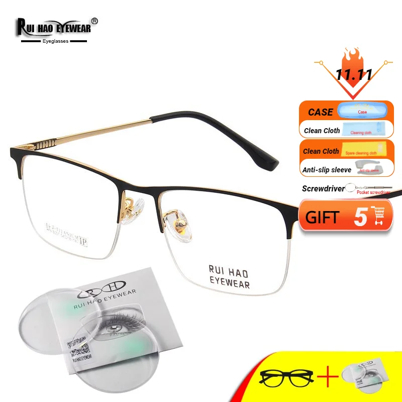 Customize Men Prescription Eyeglasses Retro β-Titanium Glasses Frame Fill Optical Lenses Prescripton Spectacles Men 8057
Customize Men Prescription Eyeglasses Retro β-Titanium Glasses Frame Fill Optical Lenses Prescripton Spectacles Men 8057